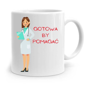 Kubek Prezent Dla Doktora Gotowa By Pomagać