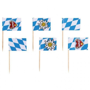 Karteczki Na Piku Flagi Bawaria Oktoberfest 30 Szt