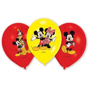 Zestaw Balonów Lateksowych 27,5 Cm Mickey 6 Szt