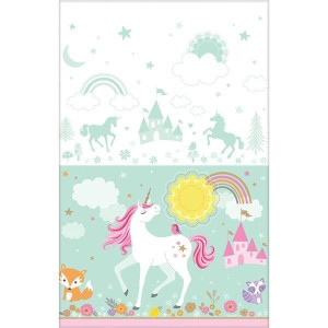 Obrus Plastikowy Magiczny Jednorożec 137x243 Cm