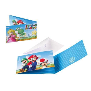 Zaproszenia Urodzinowe Super Mario Karty