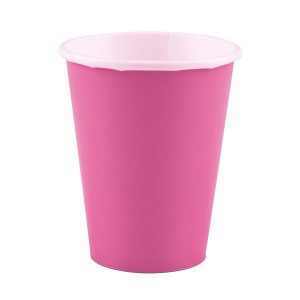 Kubeczki Papierowe Z Papieru Różowe Różowy 250 Ml