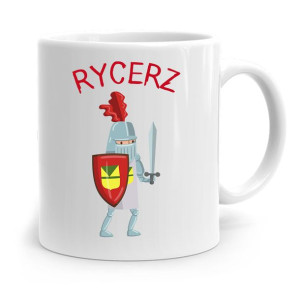 Kubek Prezent Dla Dzieci Syna Super Rycerz +imię`