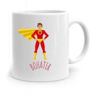 Kubek Prezent Dla Dziecka Syna Super Bohater +imię