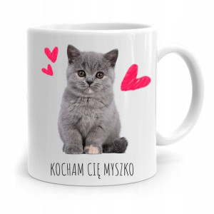 Kubek Prezent Dla Dziewczyny Kocham Cię Myszko
