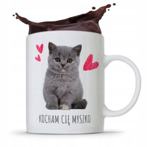 Kubek Prezent Dla Dziewczyny Kocham Cię Myszko