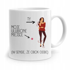 Kubek Prezent Dla Dziewczyny Moje Ulubione Miejsce