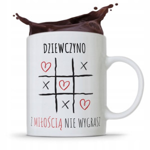 Kubek Prezent Dla Dziewczyny Z Miłością Nie Wygra