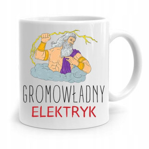 Kubek Prezent Dla Elektryka Gromowładny Elektryk