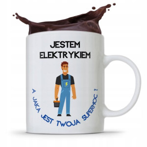 Kubek Prezent Dla Elektryka Jestem Elektrykiem
