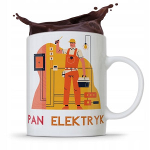 Kubek Prezent Dla Elektryka Pan Elektryk