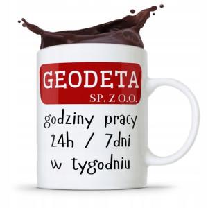 Kubek Prezent Dla Geodety Geodeta Sp. Z. O.o.