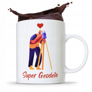 Kubek Prezent Dla Geodety Super Geodeta