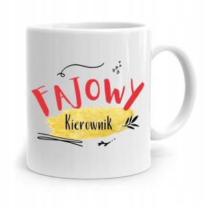 Kubek Prezent Dla Kierownika Fajowy Kierownik