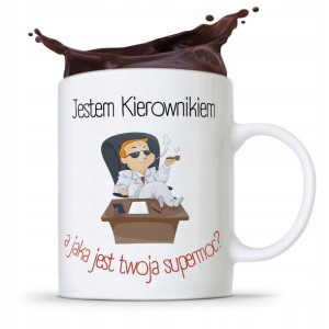 Kubek Prezent Dla Kierownika Jestem Kierownikiem