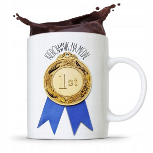 Kubek Prezent Dla Kierownika Kierownik Na Medal