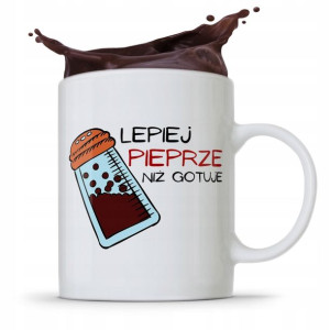 Kubek Prezent Dla Kucharza Kucharki Lepiej Pieprze