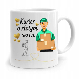 Kubek Prezent Dla Kuriera Kurier O Złotym Sercu
