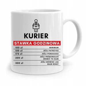 Kubek Prezent Dla Kuriera Kurier Stawka Godzinowa