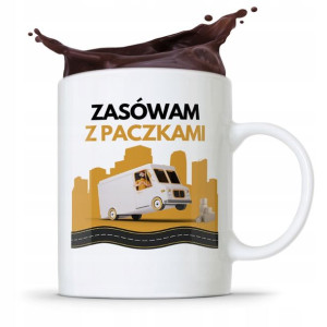 Kubek Prezent Dla Kuriera Zasówam Z Paczkami