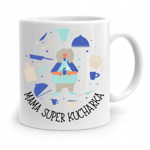 Kubek Prezent Dla Mamy Matki Mama Super Kucharka