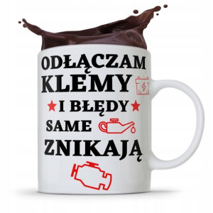 Kubek Prezent Dla Mechanika Odłączam Klemy