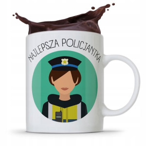 Kubek Prezent Dla Najlepszej Policjantki