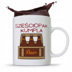 Kubek Prezent Dla Przyjaciela Sześciopak Kumpla