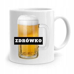 Kubek Prezent Dla Przyjaciela Zdrówko! Piwko