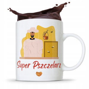 Kubek Prezent Dla Pszczelarza Super Pszczelarz