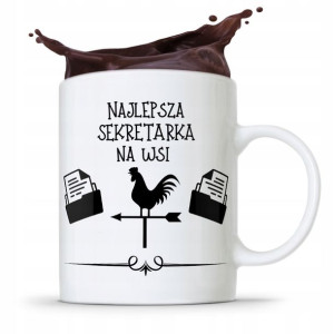 Kubek Prezent Dla Sekretarki Najlepsza Na Wsi