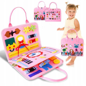 Tablica Manipulacyjna Sensoryczna Montessori Zegar