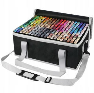 Markery Alkoholowe Zestaw Pro 262 Szt. Torba Etui