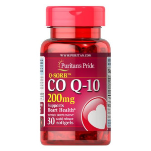 Puritan's Pride Koenzym Q10 200mg 30 kapsułek Krążenie Metabolizm Witalność