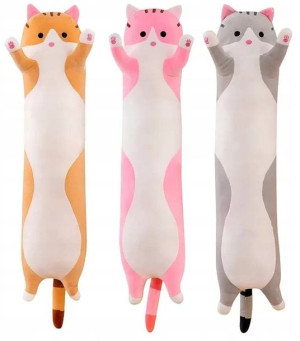 Kot Długi Poduszak Przytulanka 90 Cm Xxl 3