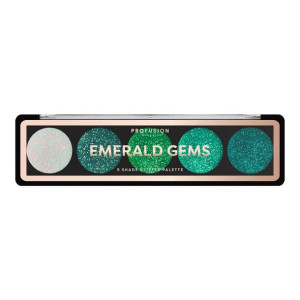 Emerald Gems Eyeshadow Palette paleta 5 cieni do powiek