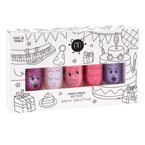 Kids Party zestaw lakierów do paznokci Sheepy 8ml + Polly 8ml + Cookie 8ml