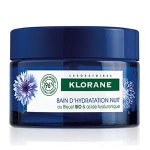 Revitalizing Water nocna maska nawilżająca z organicznym chabrem 50ml