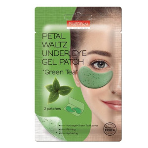 Petal Waltz Under Eye Gel wegańskie płatki pod oczy Zielona Herbata 2szt.
