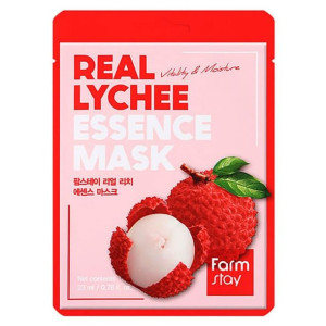 Real Lychee nawilżająca maseczka w płachcie z ekstraktem z liczi 23ml