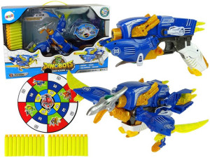 Pistolet Karabin Dinozaur Dinobots Strzałki Tarcza