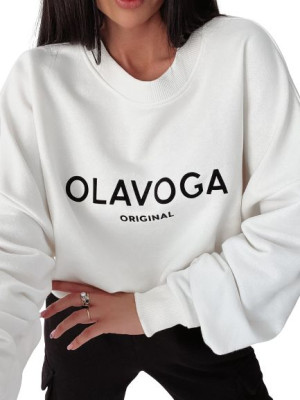 Bluza damska OLAVOGA AVA ecru - UNI