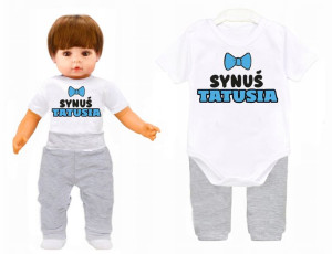 Komplet dziecięcy kr.rękaw Synuś Tatusia r. 62