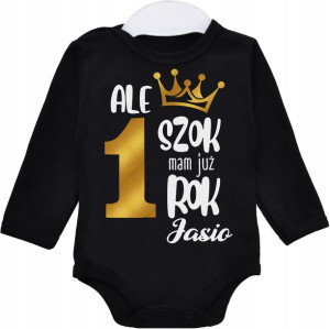 Body dł rękaw Ale szok mam już rok IMIĘ r. 80