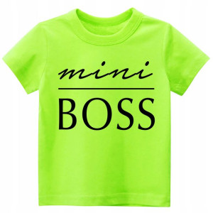 Koszulka z nadrukiem tshirt Mini BOSS r. 92