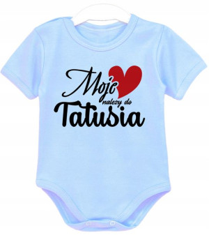 Body kr rękaw Moje serce należy do tatusia r. 68