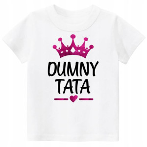Koszulka t-shirt urodziny DUMNY TATA NA PREZENT L