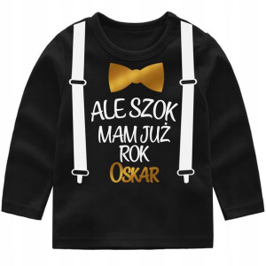 Bluzka urodziny Ale szok mam już rok SZELKI r. 92