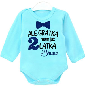 Body dł rękaw Ale gratka mam 2 latka IMIĘ r. 92
