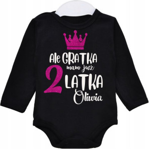 Body dł rękaw Ale gratka mam 2 latka IMIĘ r. 98